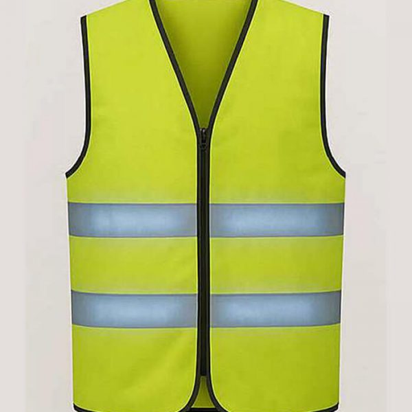 Gilet De Haute Visibilité Avec Bande Lunineuse