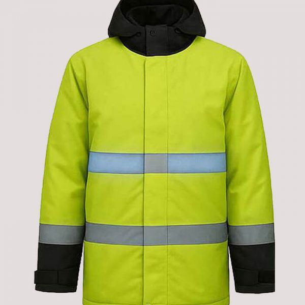 Parka De Haute Visibilité Avec Bande Lunineuse